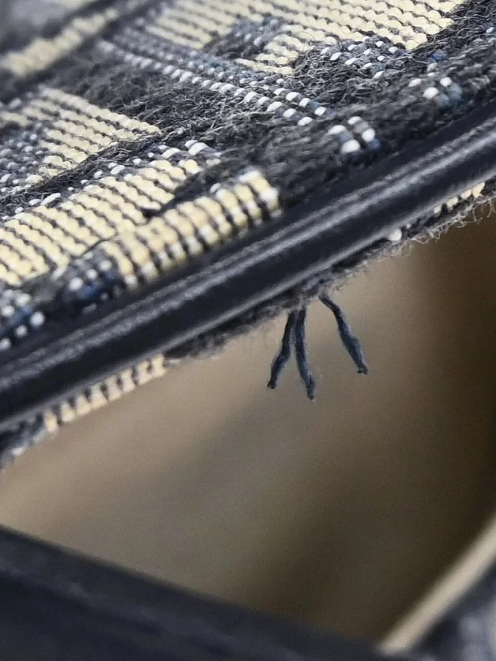 Christian Dior Navy Trotter Oblique Mini Saddle 2way Handbag 05-RU-1118 187711 - Picture 7 of 16